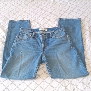 Abercrombie 90's straight low rise jeans